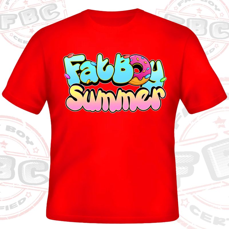 FatBoy Summer Font Tee