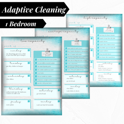 YA Adaptive Cleaning Lists YA Adaptive Cleaning Lists