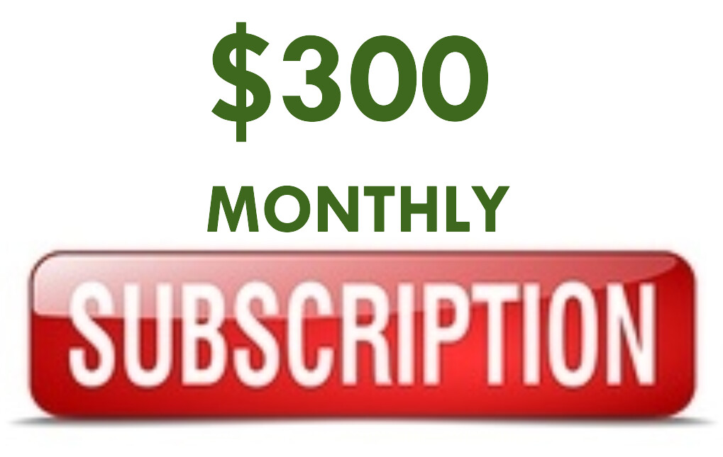 $300 Monthly Subscription
