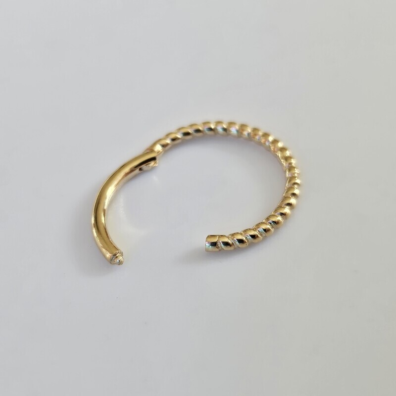 'Don't Get It Twisted' Hoop Earring