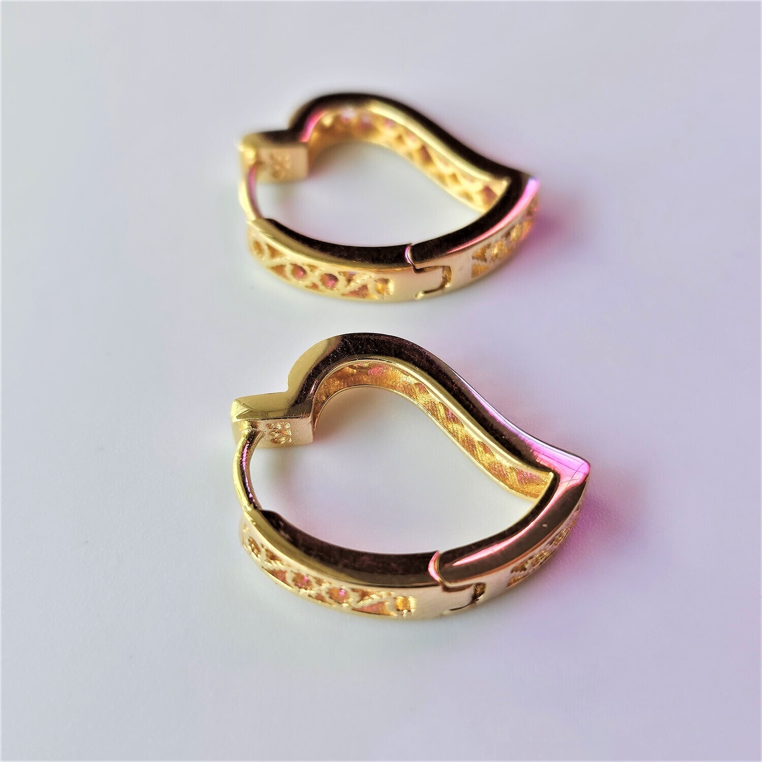 Heart Breaker Hoop Earrings