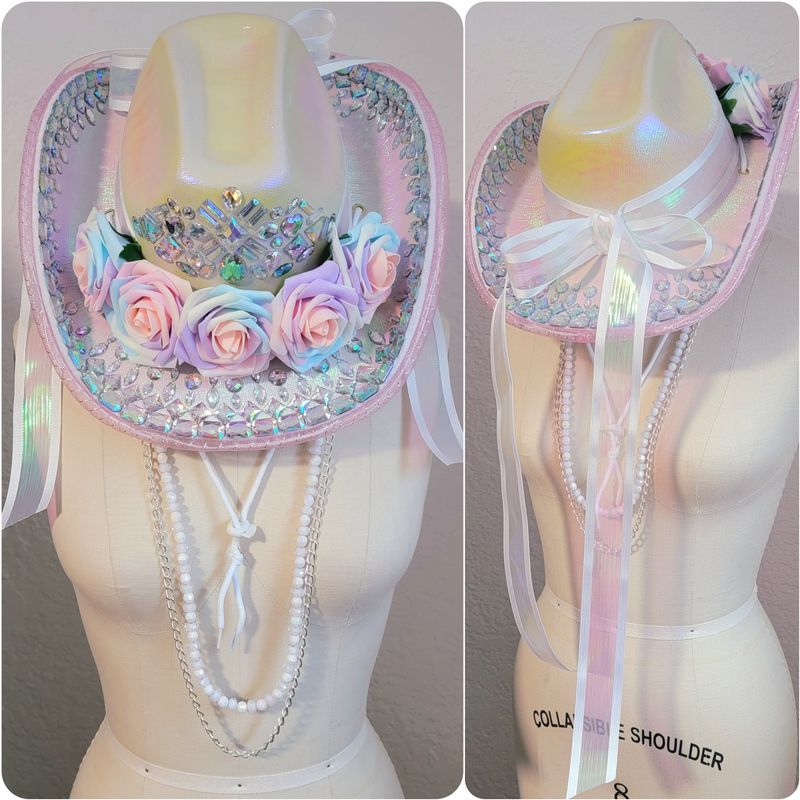 LED Flower Festie Cowpoke Hat