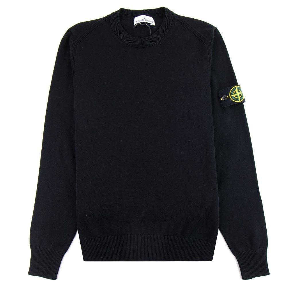Stone Island Men&#39;s Black Sweatshirt