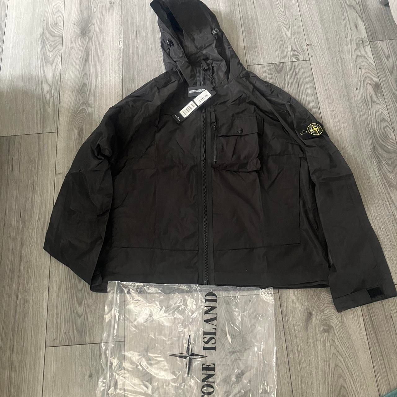 Stone Island Men&#39;s Black Jacket