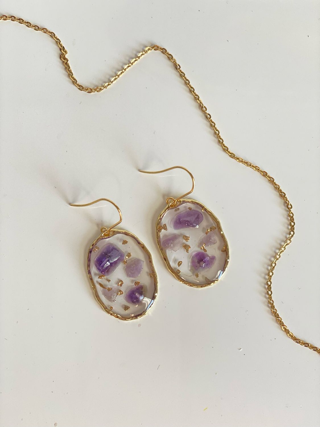 Amethyst Large Ovals