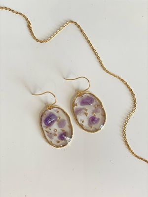 Amethyst Large Ovals
