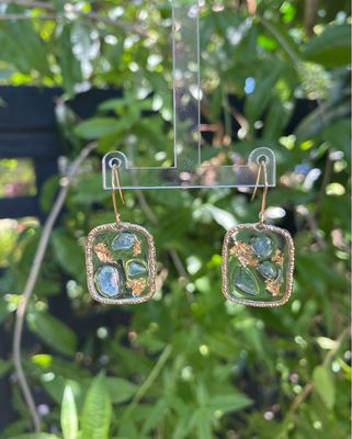 Blue Apatite Medium Squares