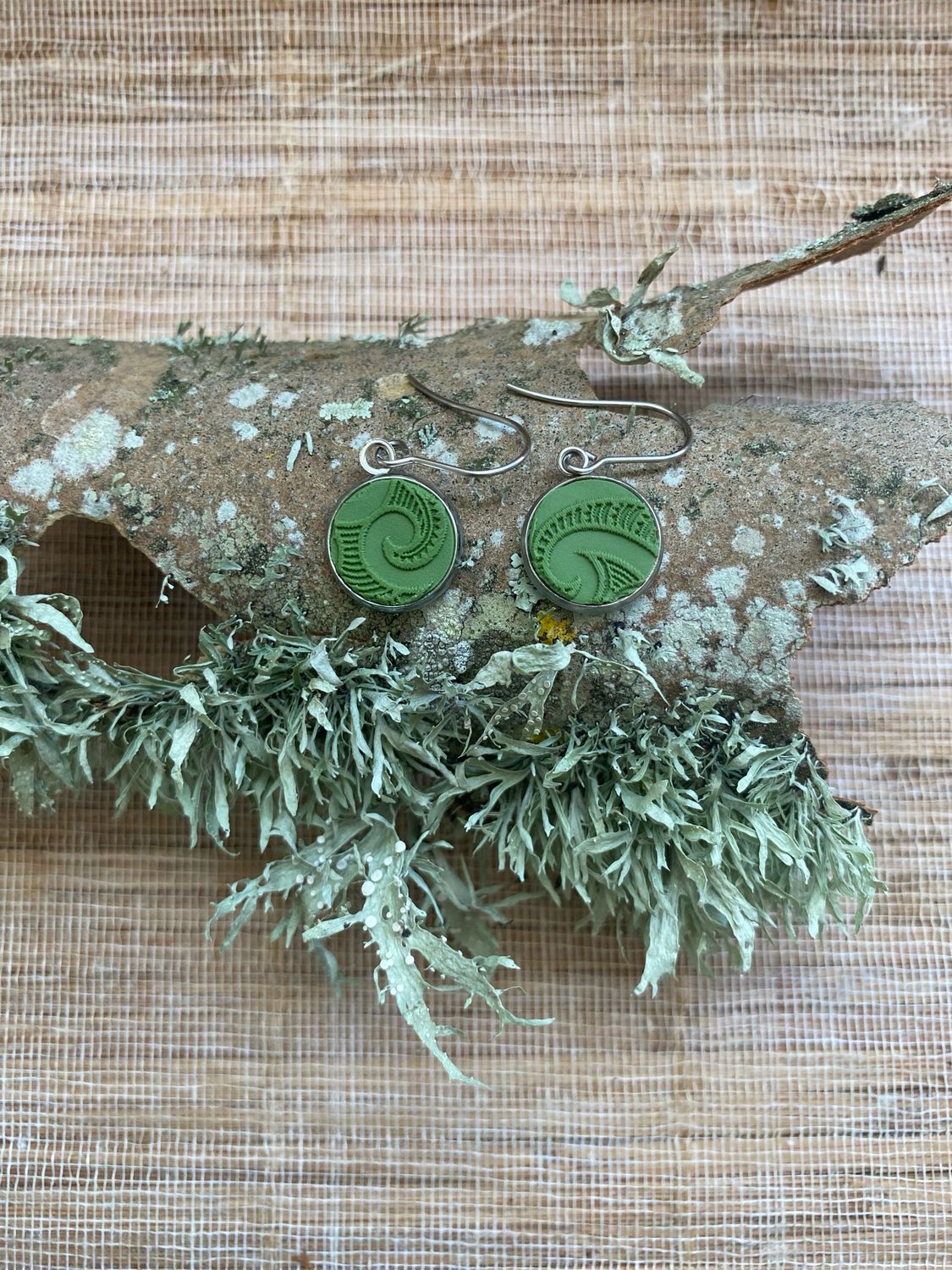 Koru Olive And Silver Toned Minis