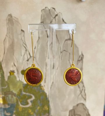 Piwakawaka Bronze Yellow Gold Toned Long Minis