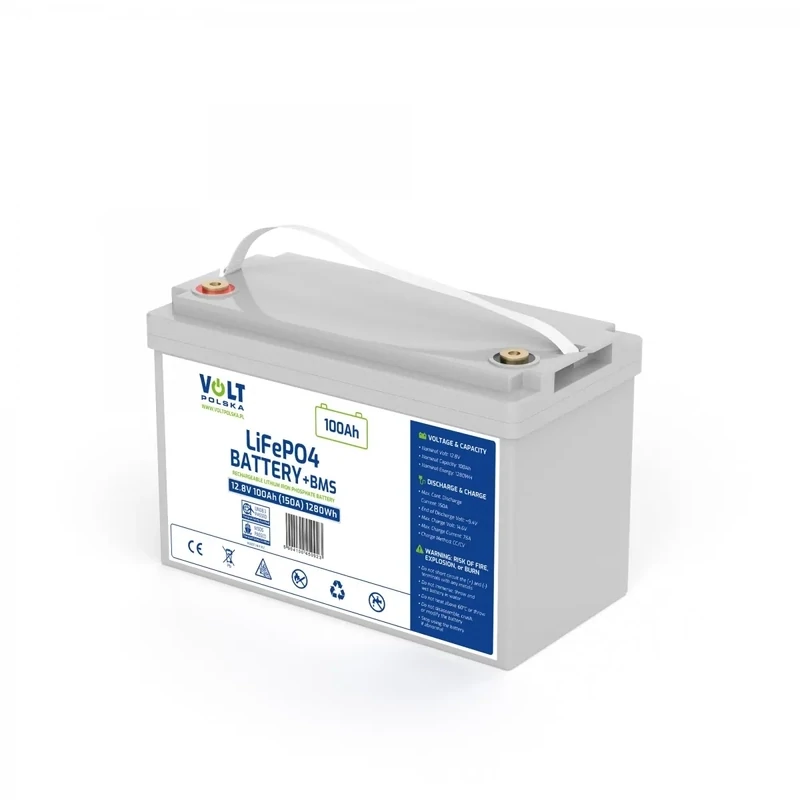 Lithium Battery - LiFePo4 12,8V 100Ah/150A (1280Wh)