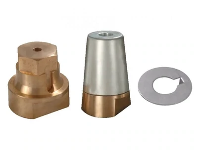 Propeller complete anode, nut, washer kit ZINC (25mm) Propeller complete anode, nut, washer kit ZINC (25mm)