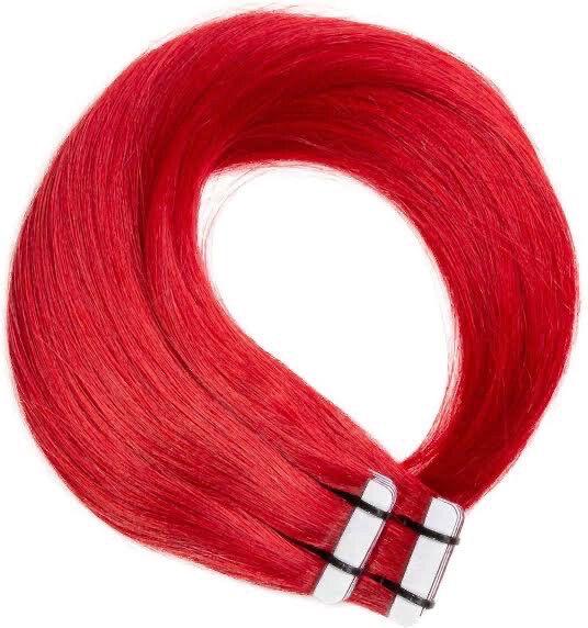 Tape Ins - Fire Red - 45cm - 10 Tapes