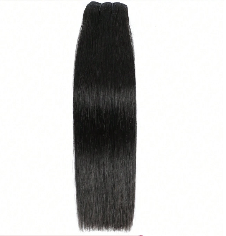 Natural Black Double Drawn Weft