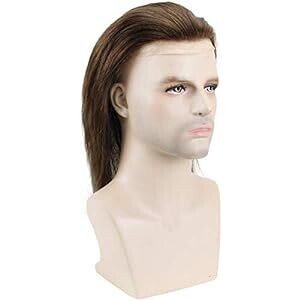 Men Toupee 12 inch brown Indian Remy
