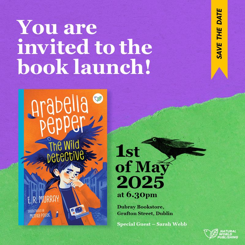 Join us at the book launch of &#39;Arabella Pepper, The Wild Detective&#39; by E. R. Murray (words) and Monika Pollak (illustrations)