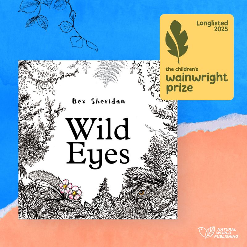 ‘Wild Eyes’, a picture book written and illustrated by Bex Sheridan longlisted for 2025 Wainwright Prize
