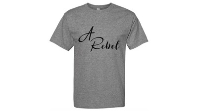 "A Rebel Logo Cursive Tee