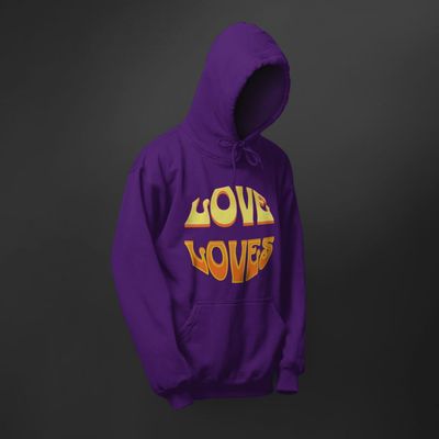 "A Rebel Love Loves circle Hoodie