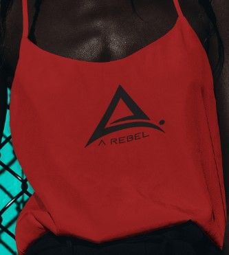 “A Rebel “Flagship Racer Tank Top