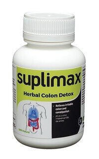 SUPLIMAX HERBAL COLON DETOX CAPSULES  30