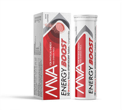 MVA ENERGY BOOST STRAWBERRY FTABLETS  10