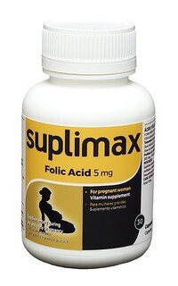SUPLIMAX FOLIC ACID 5MG CAPSUL CAPSULES  30