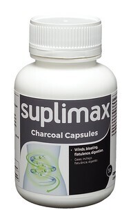 SUPLIMAX CHARCOAL CAPSULES  30