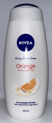 NIVEA ORANGE &amp; AVOCADO OIL SHOWER CREAM  500ML