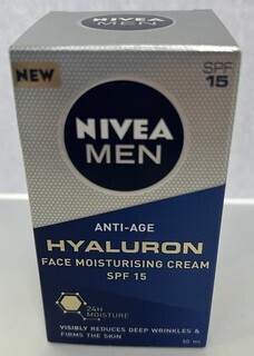 NIVEA MEN ANTI-AGE HYALURON FACE MOISTURISING CREAM  50ML