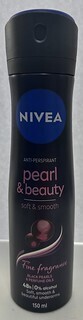 NIVEA DEODORANT PEARL BEAUTY BLACK AEROSOL   150ML