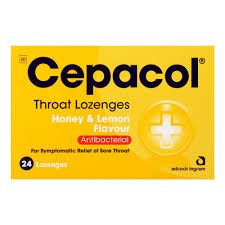 CEPACOL HONEY &amp; LEMON LOZENGES  24