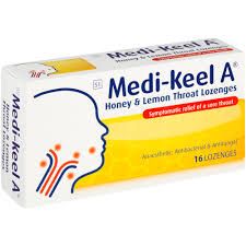 MEDI-KEEL A HONEY / LEMON LOZENGES  16
