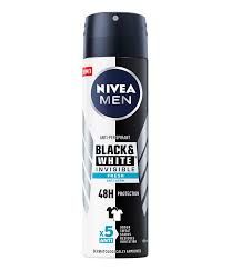 NIVEA AERO DEO INVISIBLE BLACK &amp; WH SPRAY  150ML