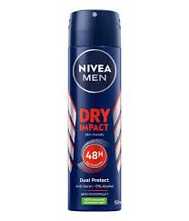 NIVEA DEO DRY IMPACT FOR MEN SPRAY  150ML