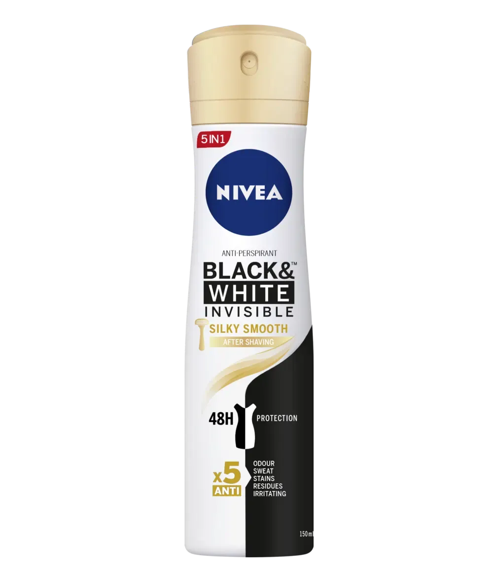 NIVEA BLACK&amp;WHITE INV SILKY SMOOTH   150ML
