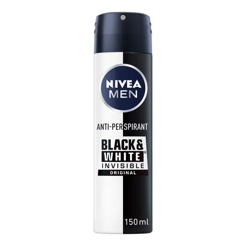 NIVEA DEO INVISI BLACK &amp; WHITE CLEA SPRAY  150ML