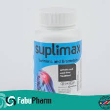 SUPLIMAX TURMERIC &amp; BROMELAIN CAPSULES  60