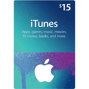 $15 Apple iTunes Gift Card (US | Scan)