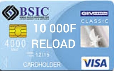 10 000F Visa Card Reload