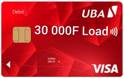 30 000F UBA Visa Card Reload