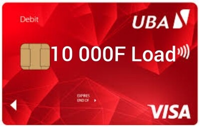 10 000F UBA Visa Card Reload