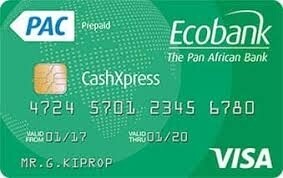 Physical CashXpress Prepaid Visa Card