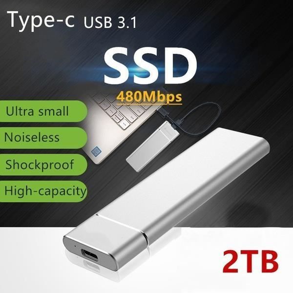 SSD Portable Hard Drive USB 3.1