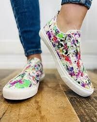 Babalu Floral Splatter Shoes