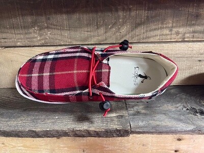 Kayak Red Flannel Shoes