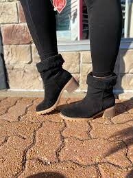 Cotton-Black Boots