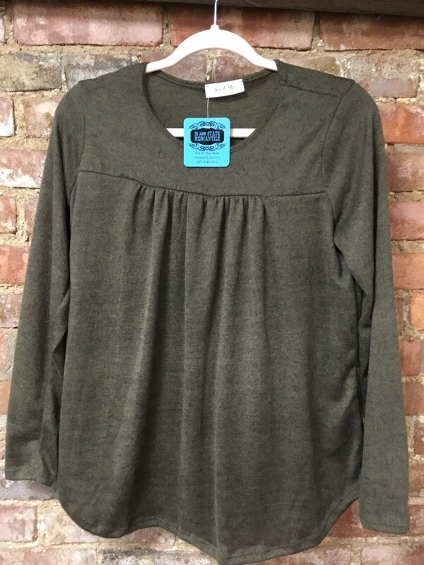 Long Sleeve Olive Shirt