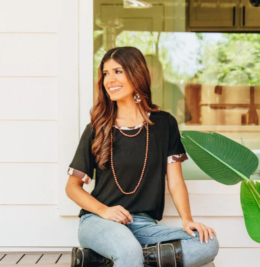 Going Casual Top Black