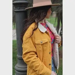 Calamity Oversized Corduroy Mustard Jacket