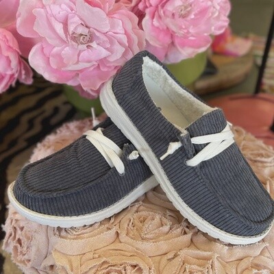 Marcy Womens Charcoal Sneaker